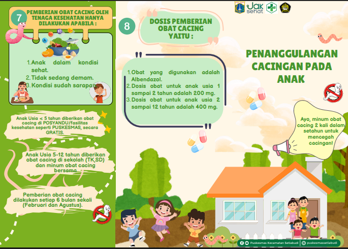 PENANGGULANGAN CACINGAN PADA ANAK